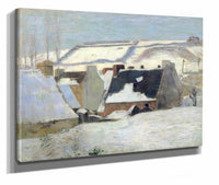 Pont Aven Sous La Neige Ou Effet De Neige by Paul Gauguin