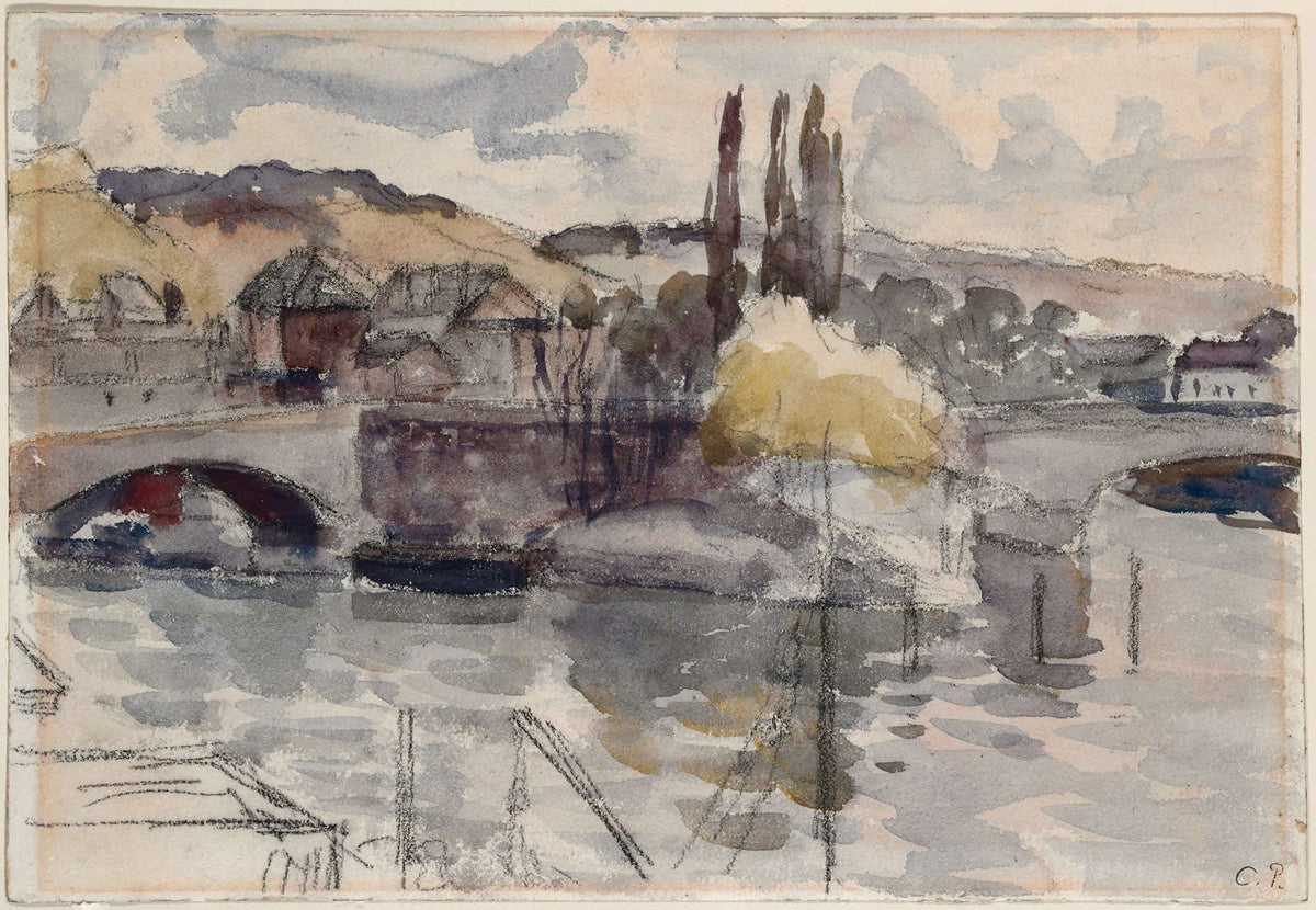 Pont Corneille A Rouen by Camille Pissarro