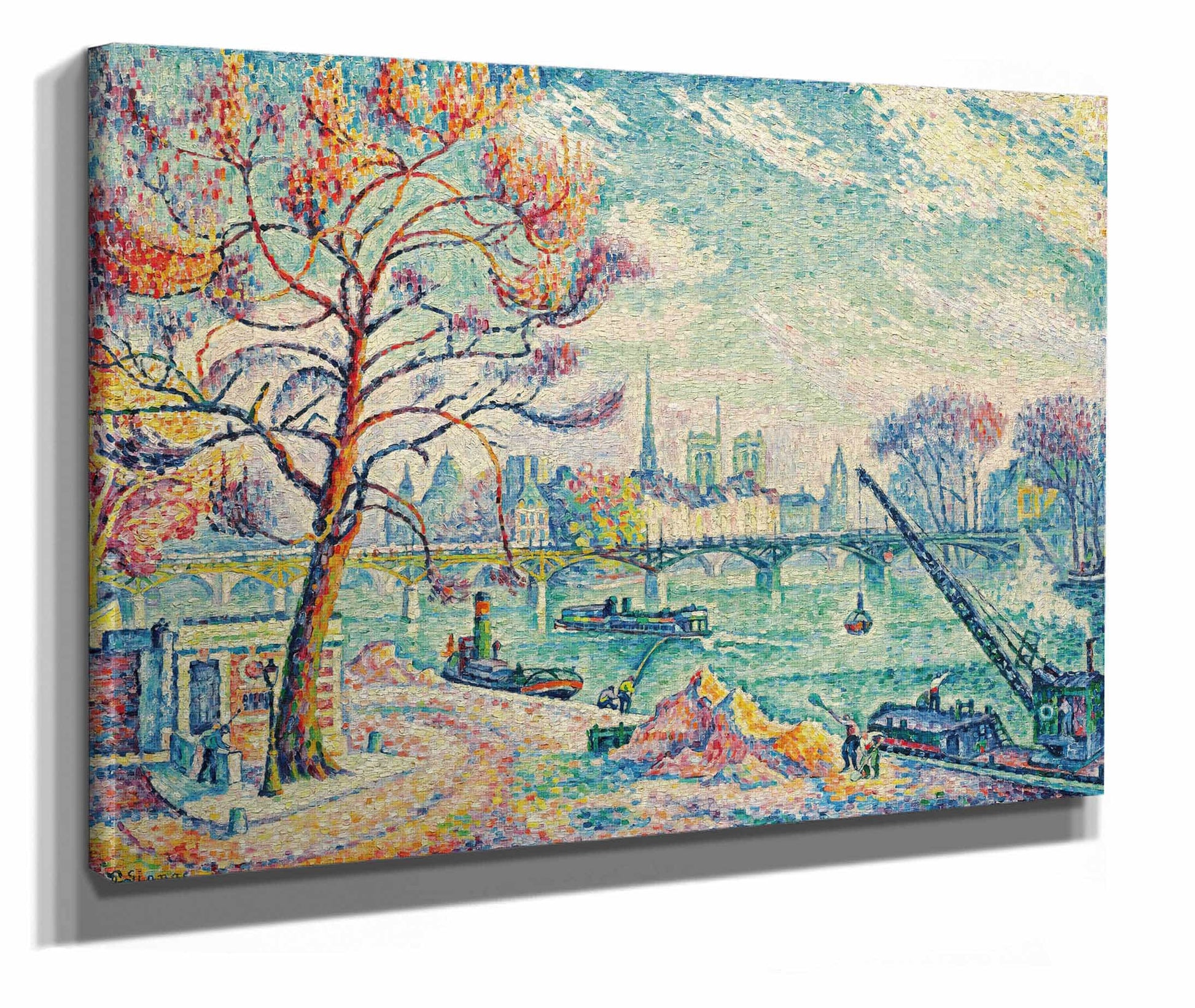 Pont Des Arts Paris by Paul Signac