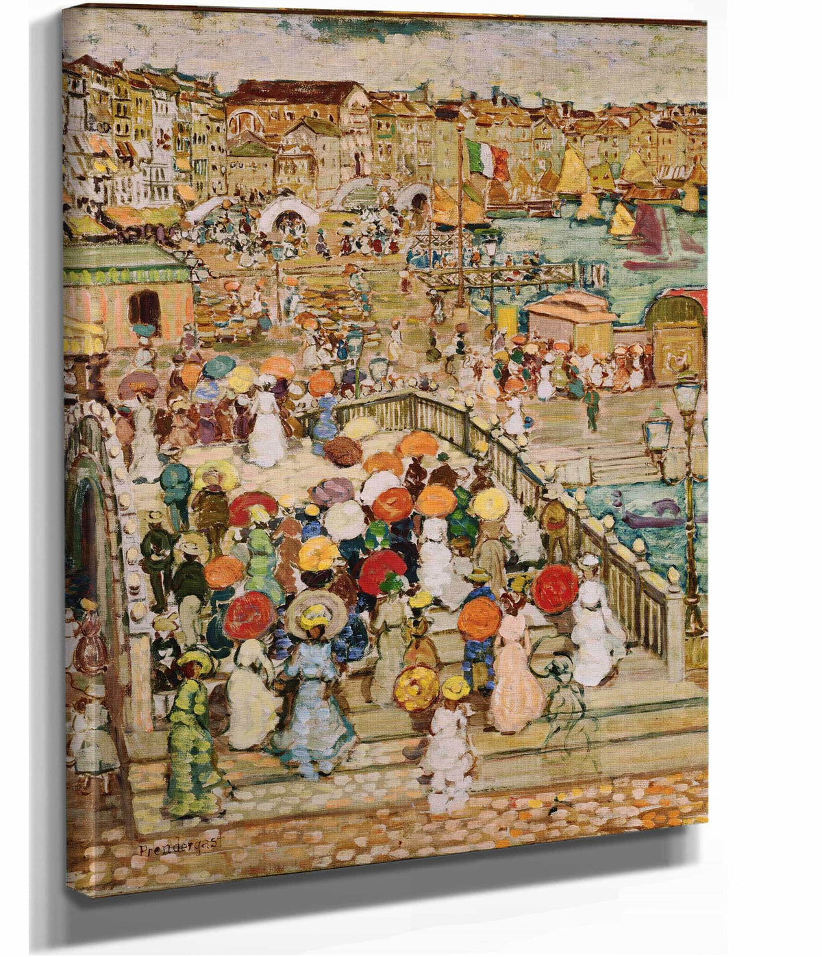 Ponte Della Paglia by Maurice Prendergast