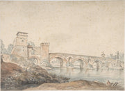 Ponte Molle Rome Th Century by Claude Joseph Vernet