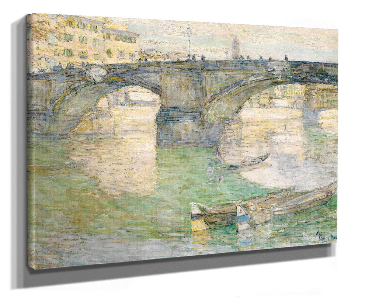 Ponte Santa Trinita by Childe Hassam