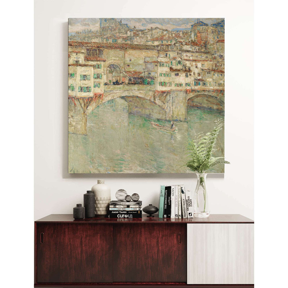 Ponte Vecchio by Childe Hassam