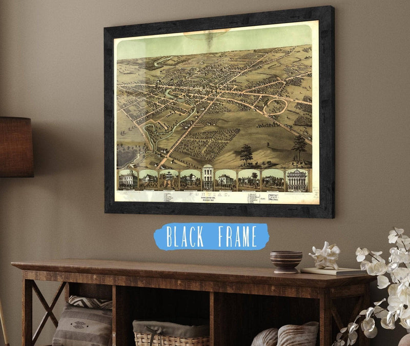 Pontiac Oakland Co Michigan 1867 State of Michigan