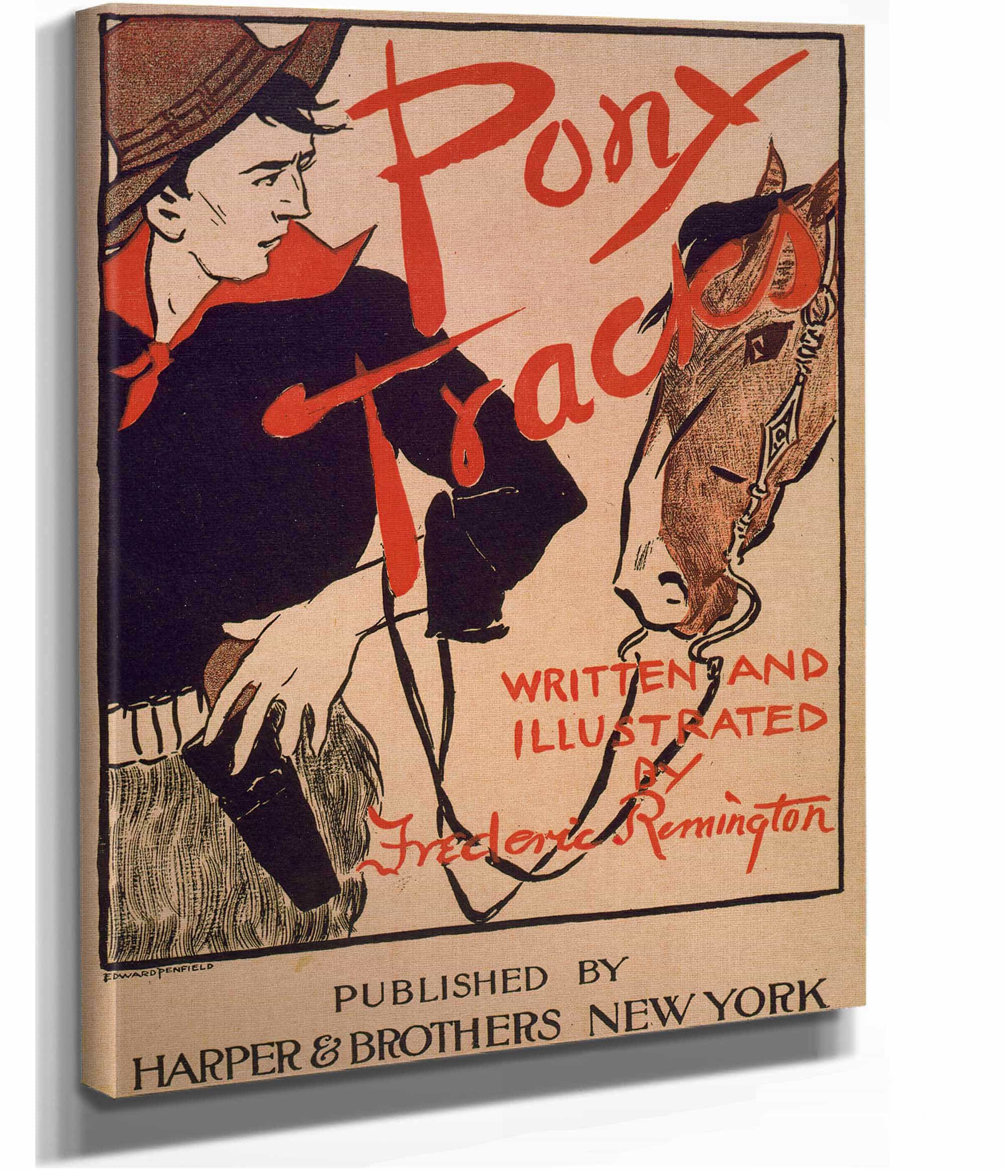 Pony Tracks Written & Illustrated By Frederic Remington by Edward Penfield