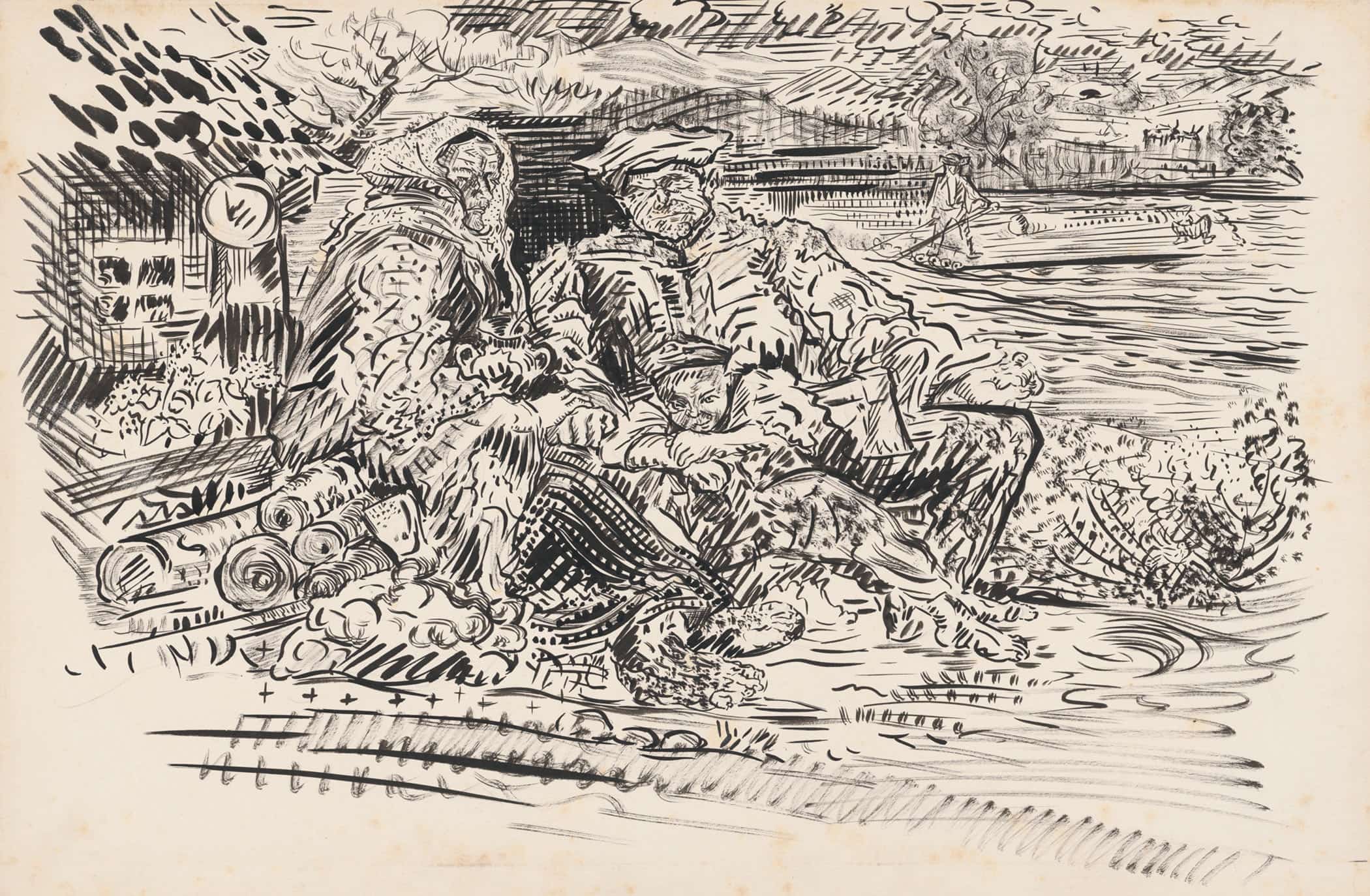 Poor Family by Arnold Peter Weisz Kubincan