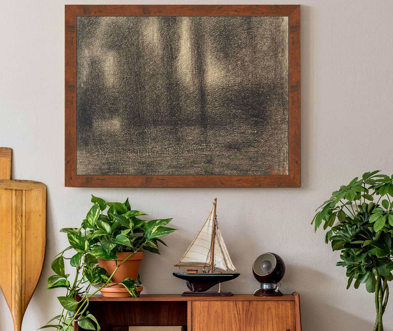 Poplars  by Georges Seurat