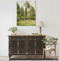 Poplars Eragny by Camille Pissarro