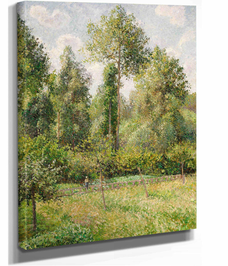 Poplars Eragny by Camille Pissarro