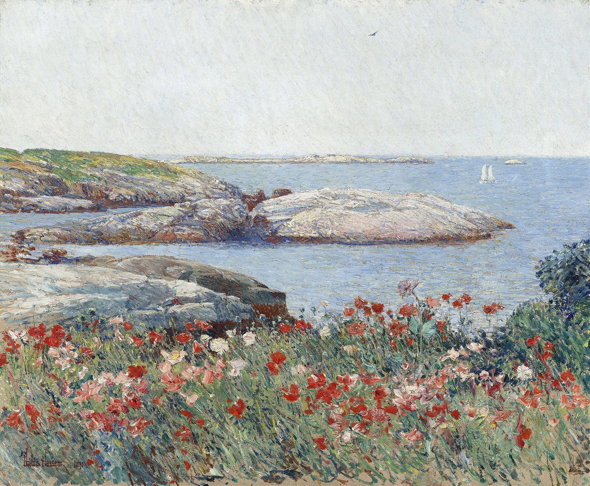 Poppiesisles Of Shoals by Childe Hassam