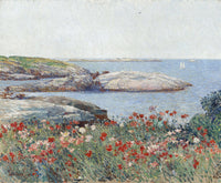 Poppiesisles Of Shoals by Childe Hassam