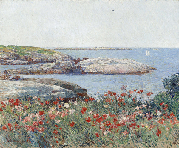 Poppiesisles Of Shoals by Childe Hassam