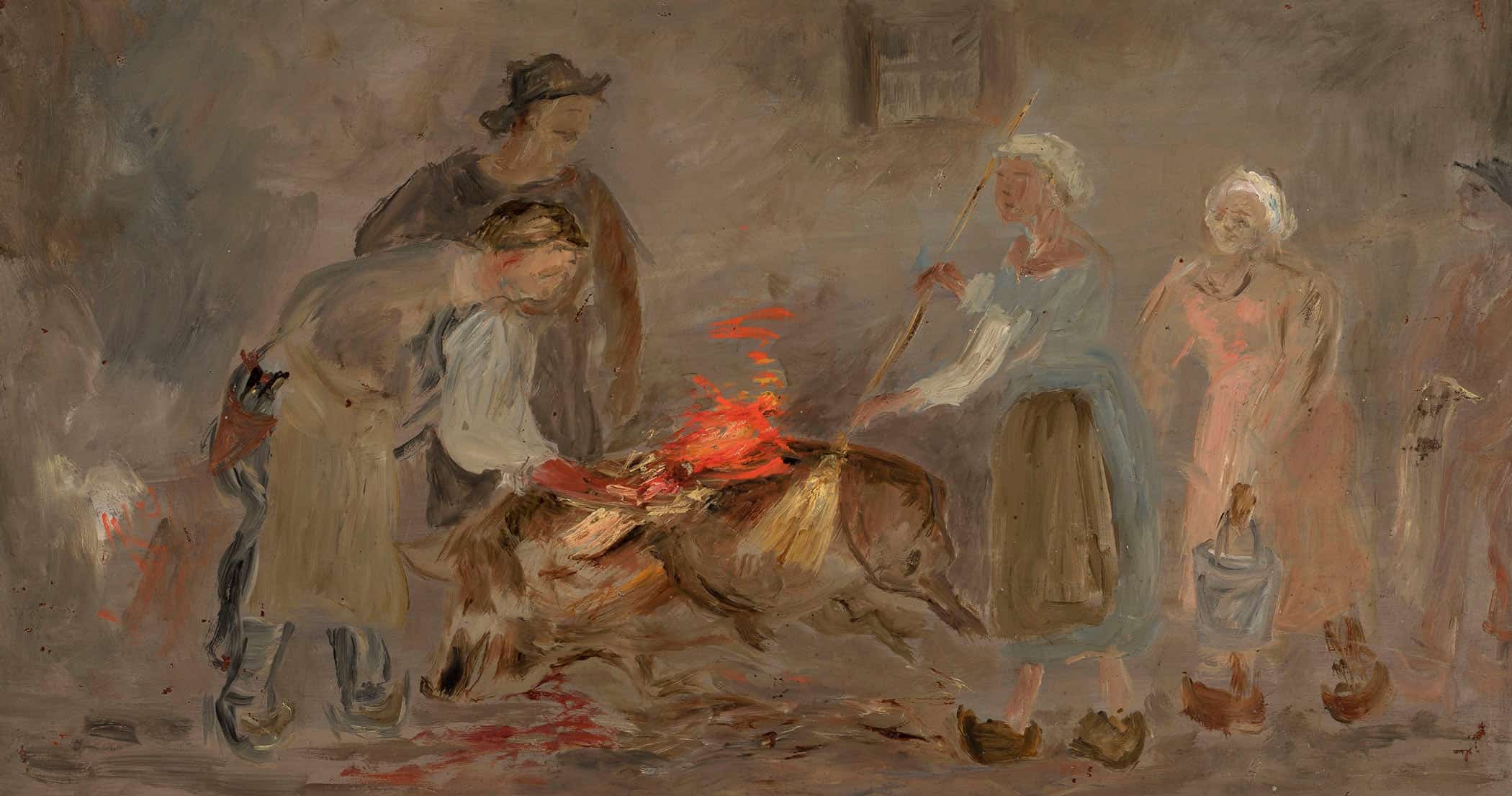 Pork Heating by Tadeusz Makowski
