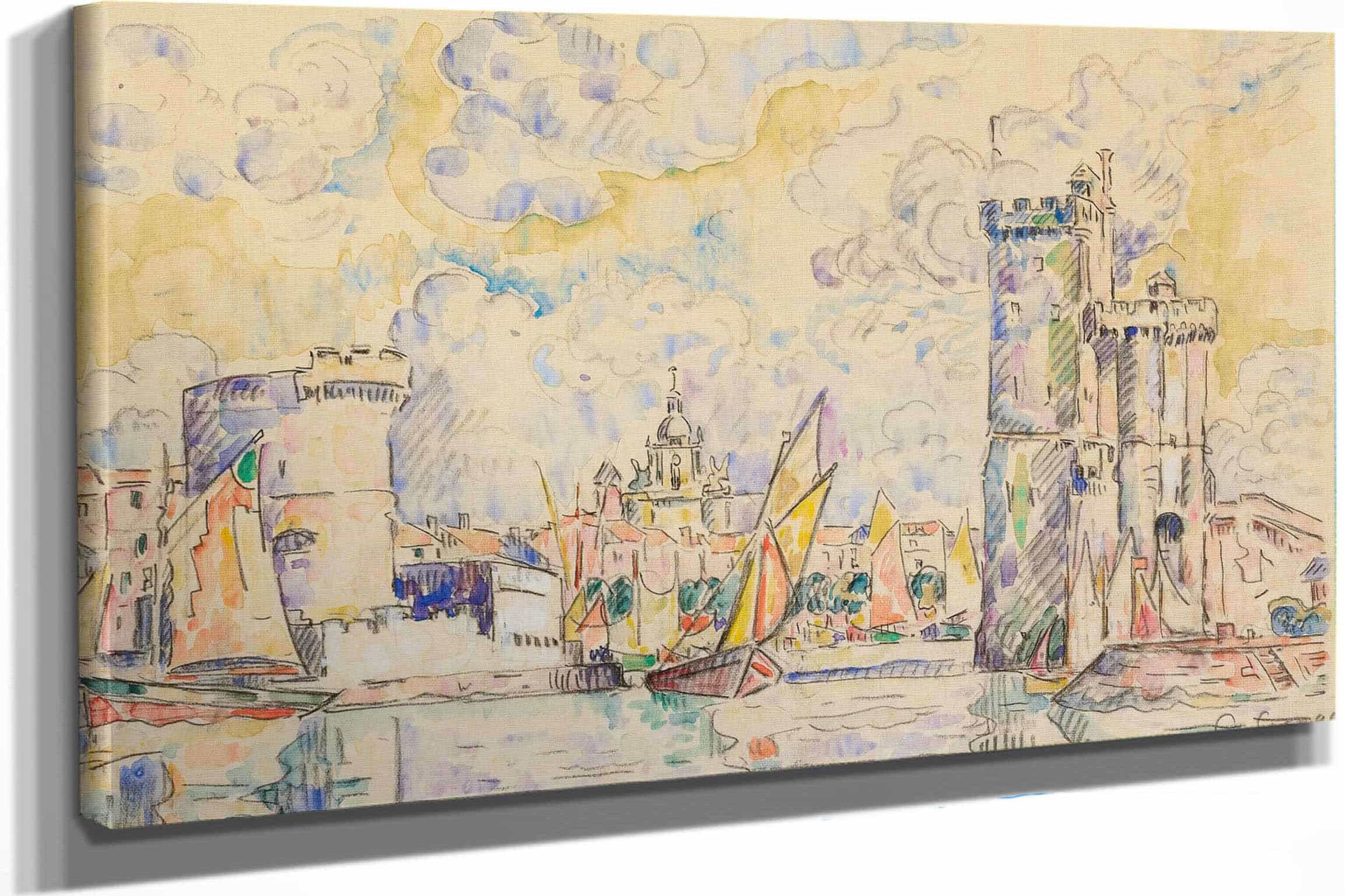 Port De La Rochelle by Paul Signac