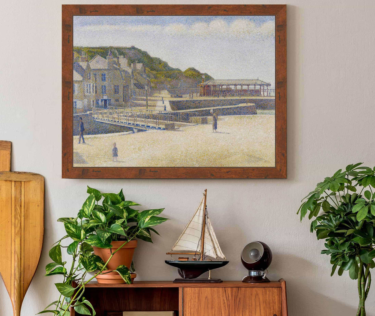 Port En Bessin by Georges Seurat