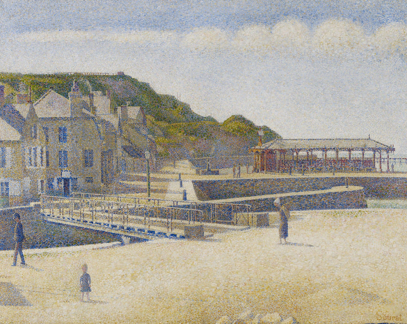 Port En Bessin by Georges Seurat