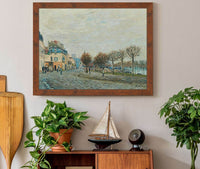 Port Marly Avant Linondation by Alfred Sisley