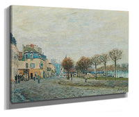 Port Marly Avant Linondation by Alfred Sisley
