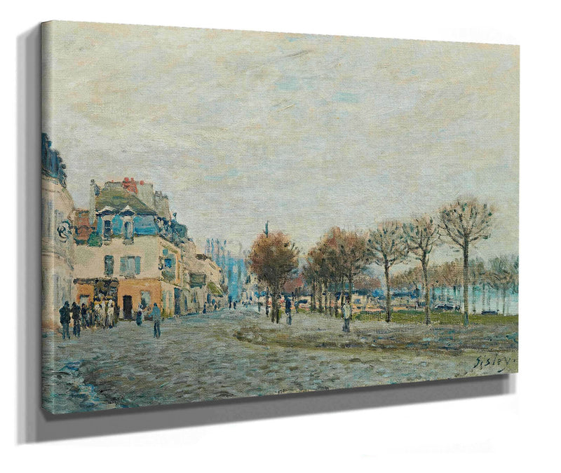 Port Marly Avant Linondation by Alfred Sisley