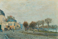 Port Marly Avant Linondation by Alfred Sisley