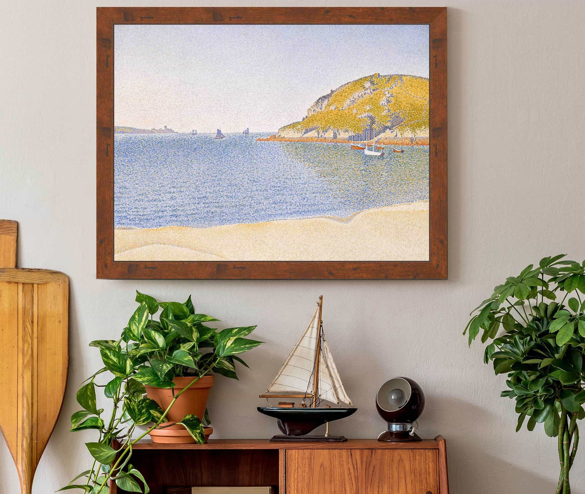 Port Of Saint Cast by Paul Signac