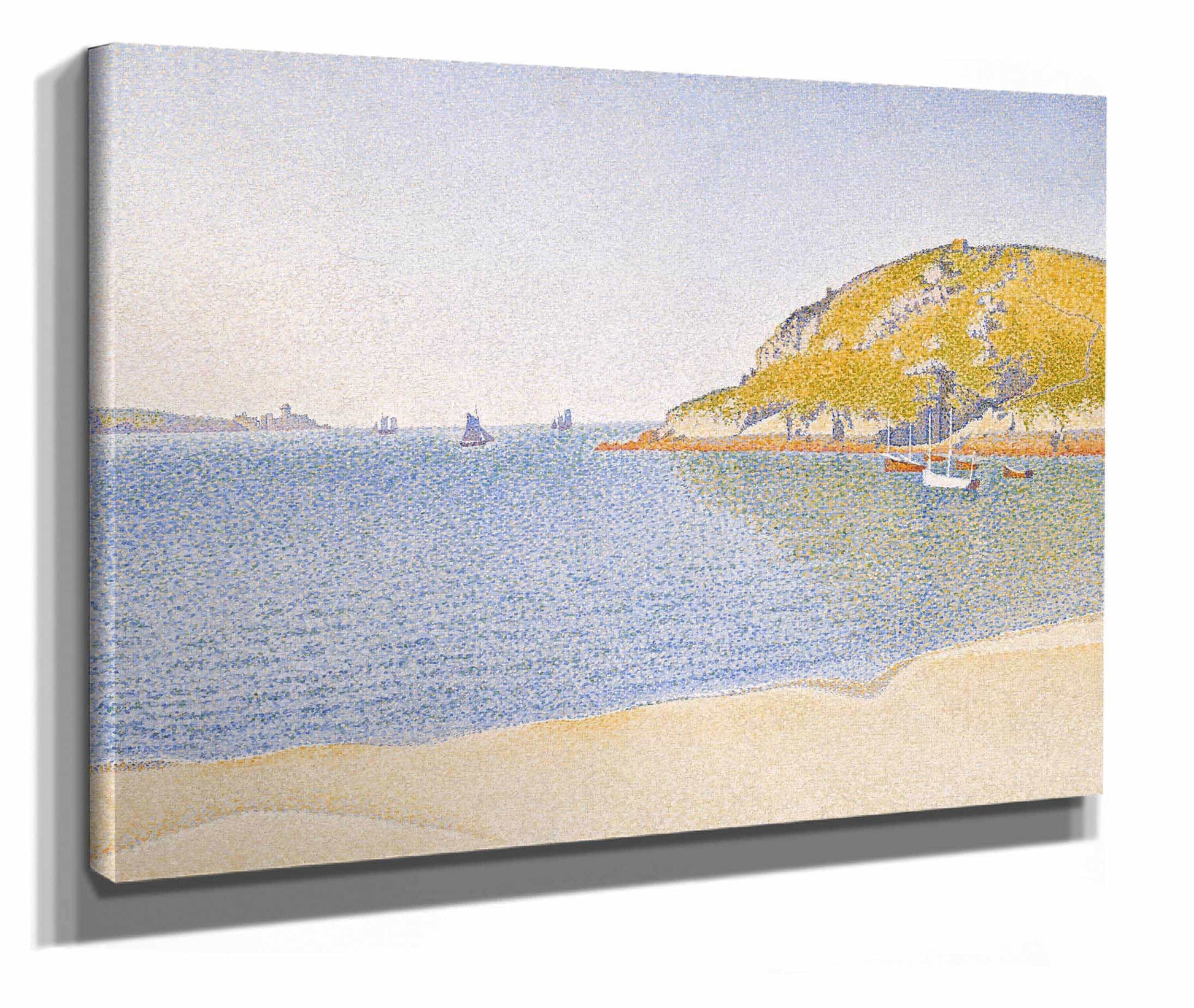Port Of Saint Cast by Paul Signac