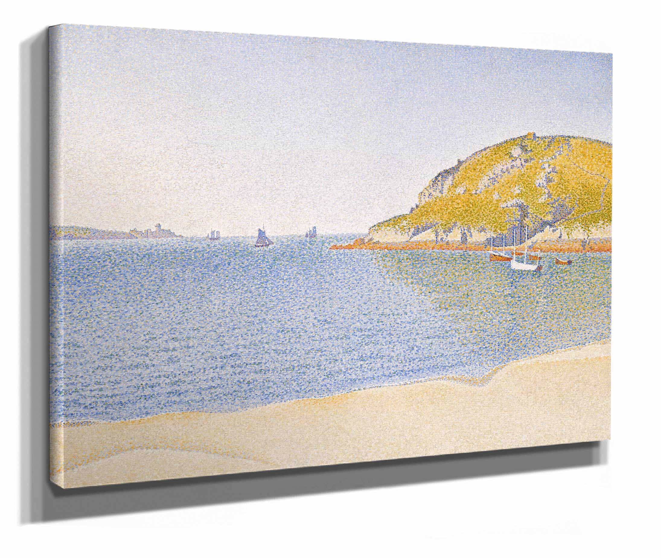 Port Of Saint Cast by Paul Signac