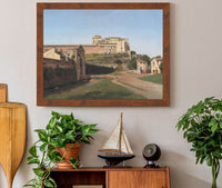 Porta Angelica And Part Of The Vatican by Christoffer Wilhelm Eckersberg