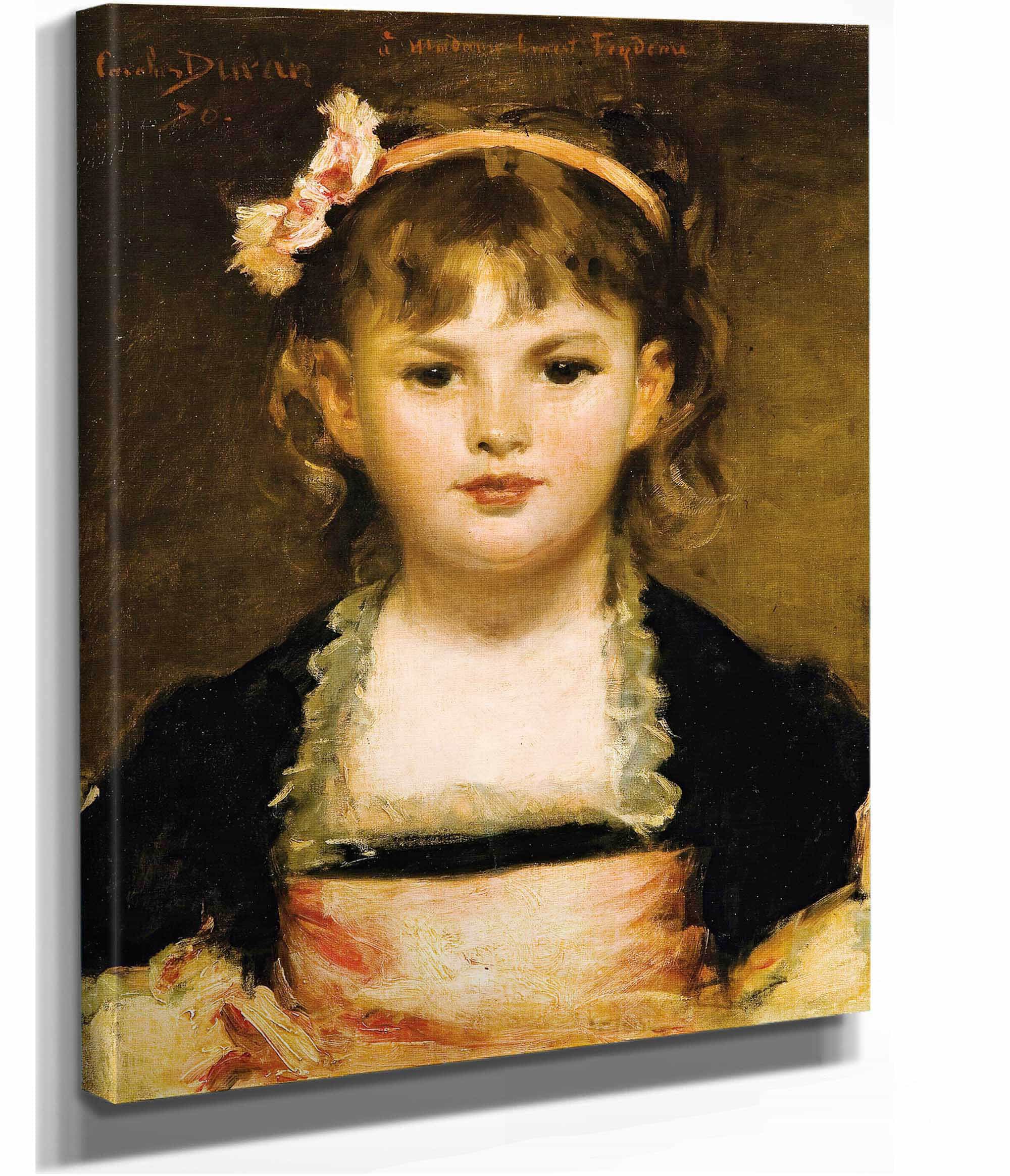 Portait Of A Young Girl by Carolus Duran