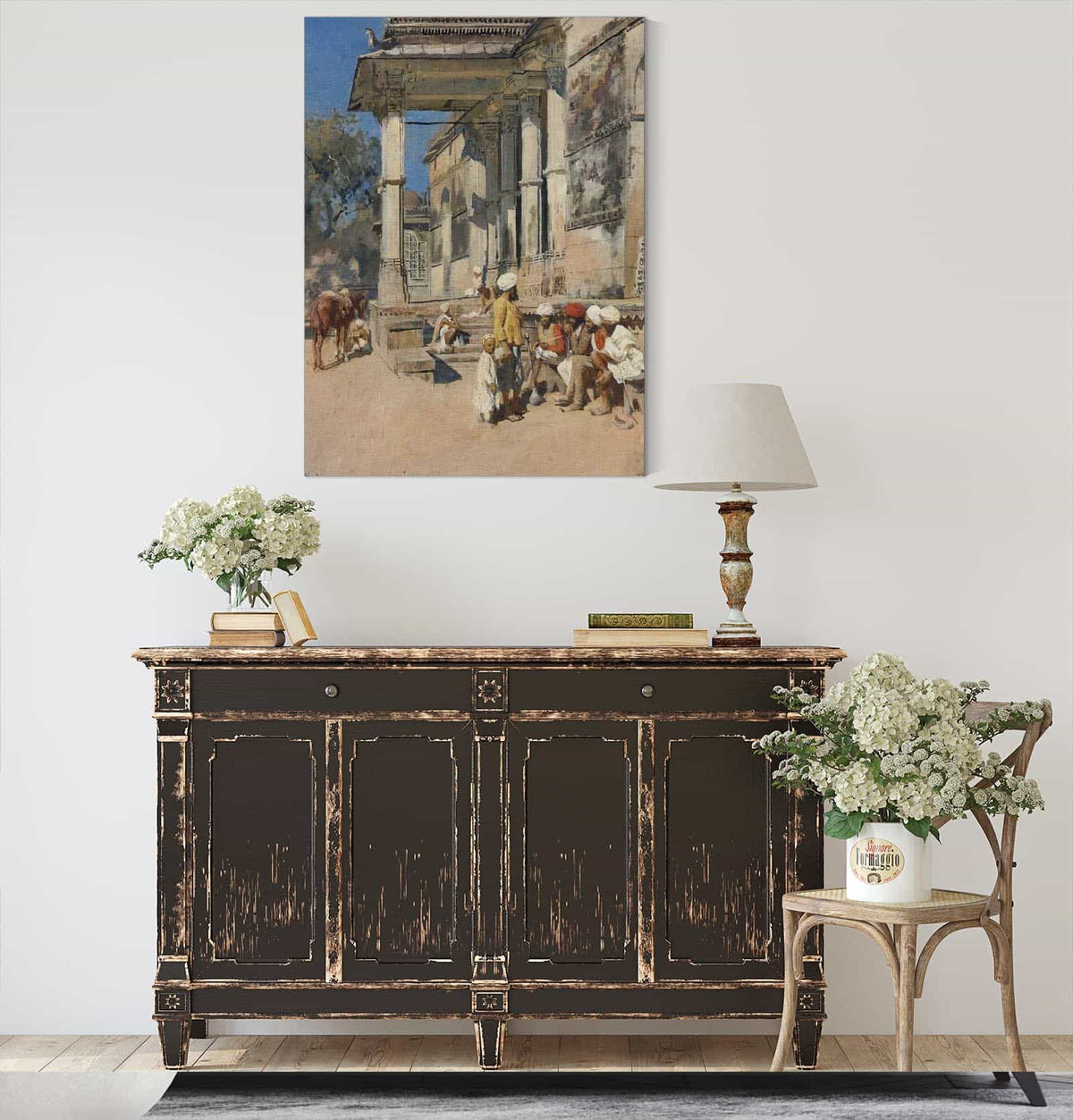 Portico Of A Mosque Ahmedabad by Edwin Lord Weeks