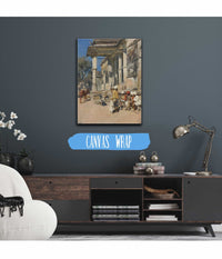 Portico Of A Mosque Ahmedabad by Edwin Lord Weeks