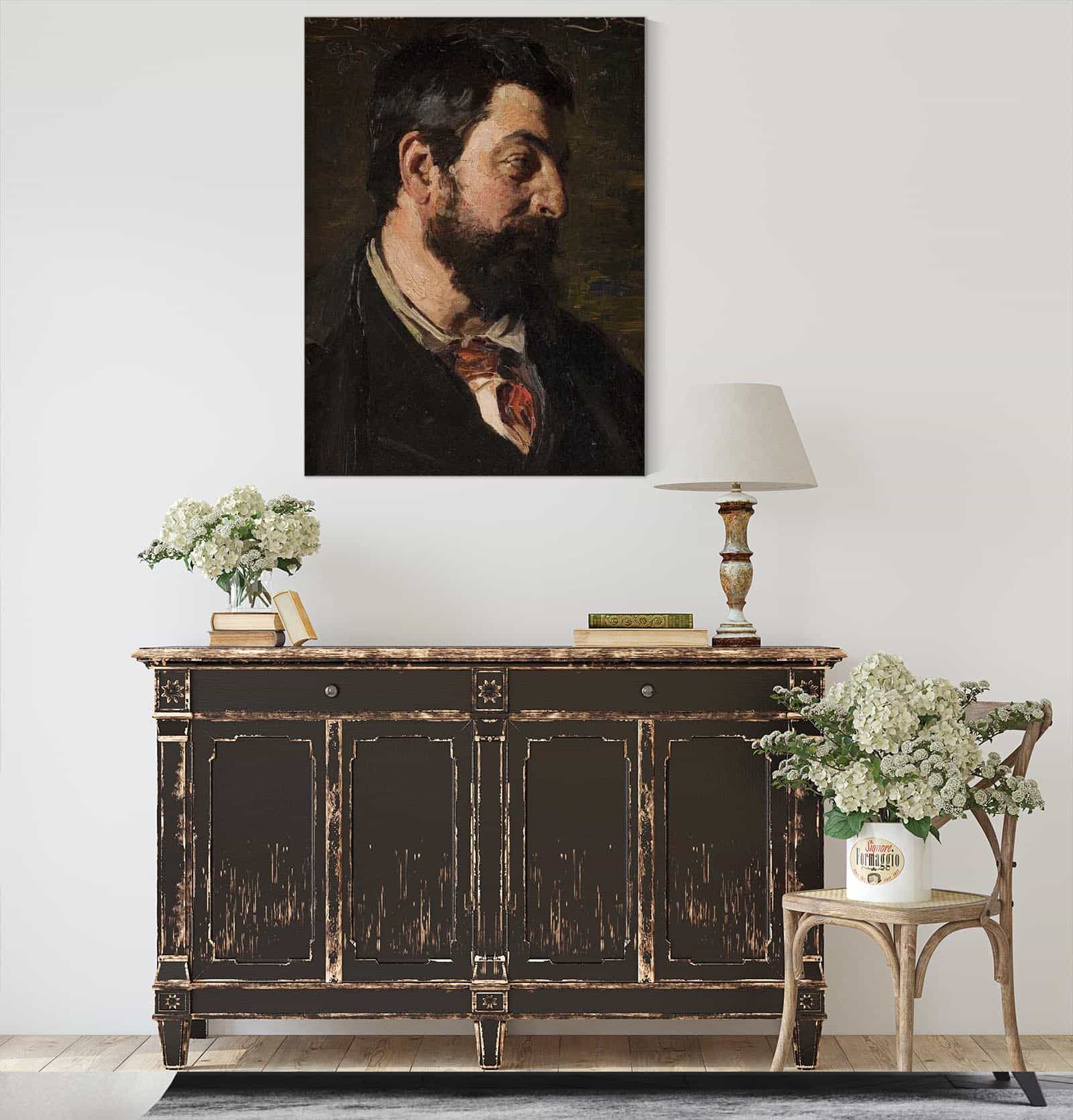 Portraet Af Den Franske Maler Alfred Guillou by Peder Severin Kroyer