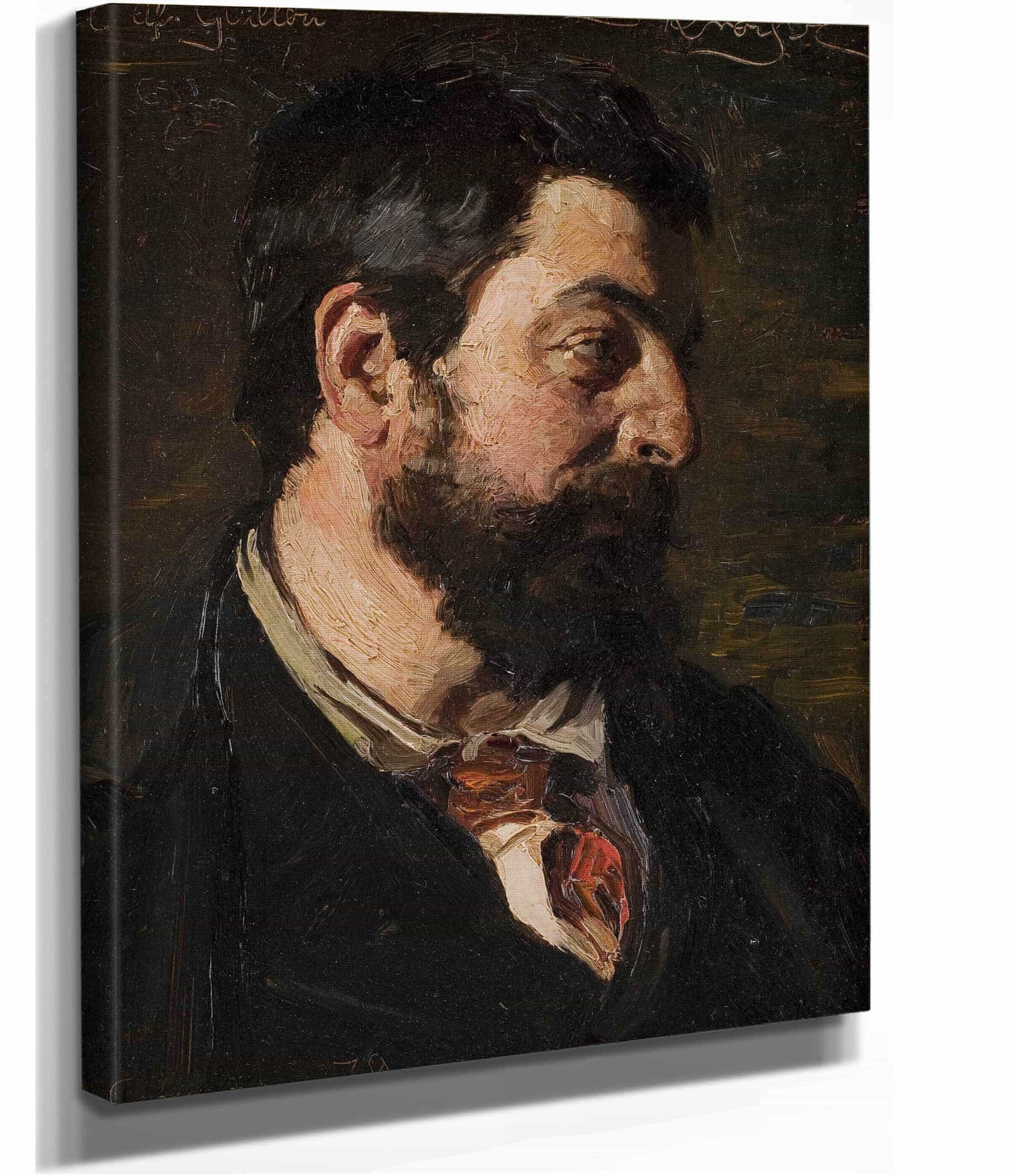 Portraet Af Den Franske Maler Alfred Guillou by Peder Severin Kroyer