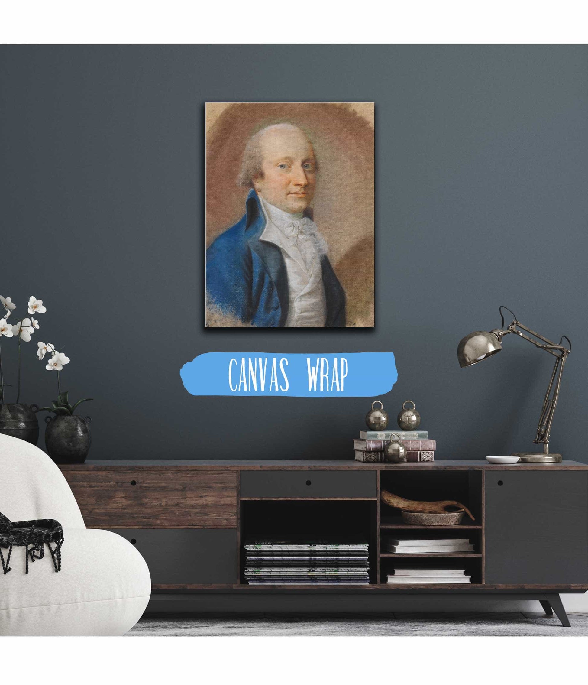Portraet Af En Herre Formentlig En Blucher by Jens Juel