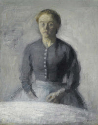 Portraet Af Ida Portrait Of Ida by Vilhelm Hammershoi