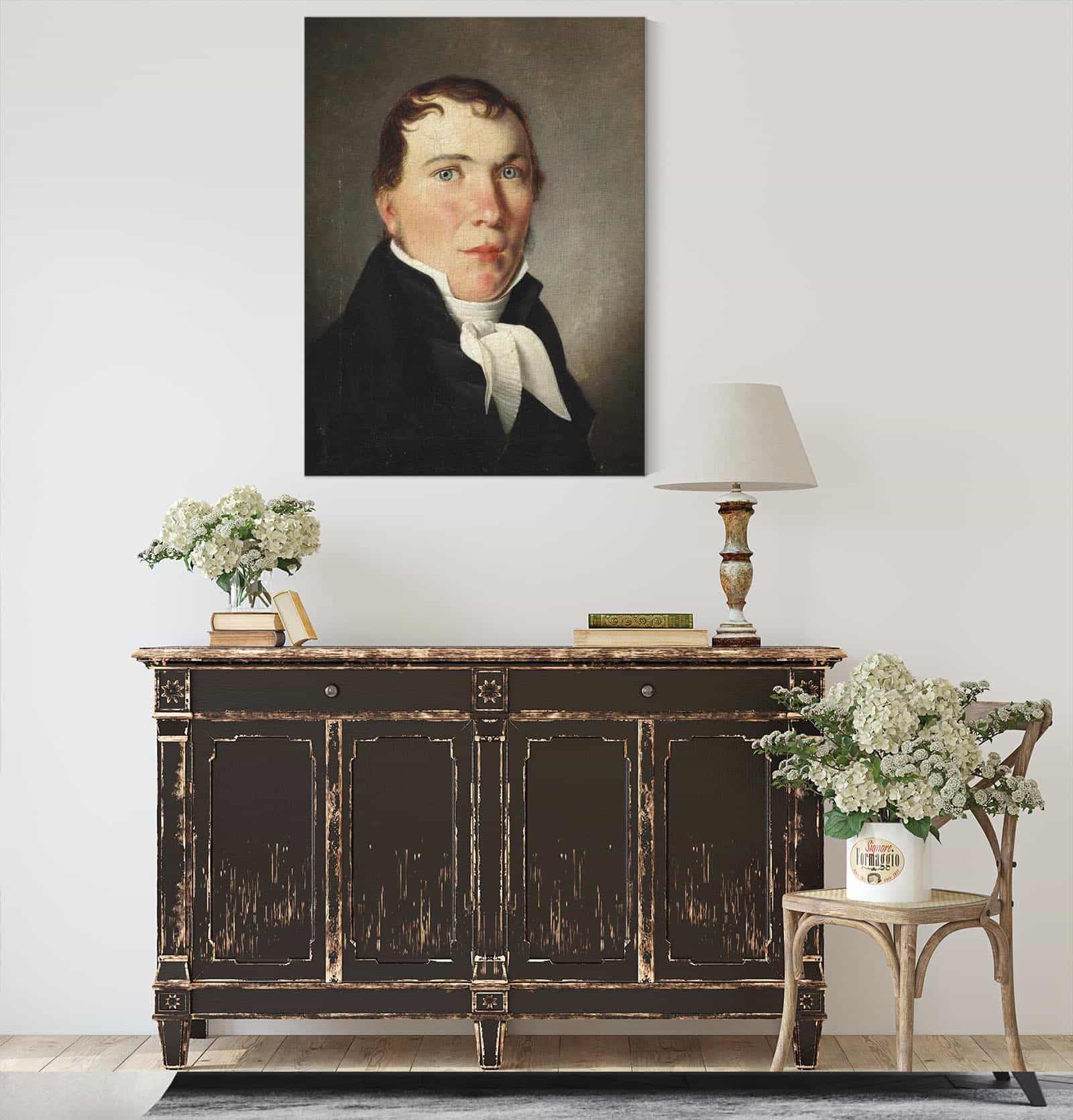 Portraet Af Kobmand Ipsen by Christoffer Wilhelm Eckersberg