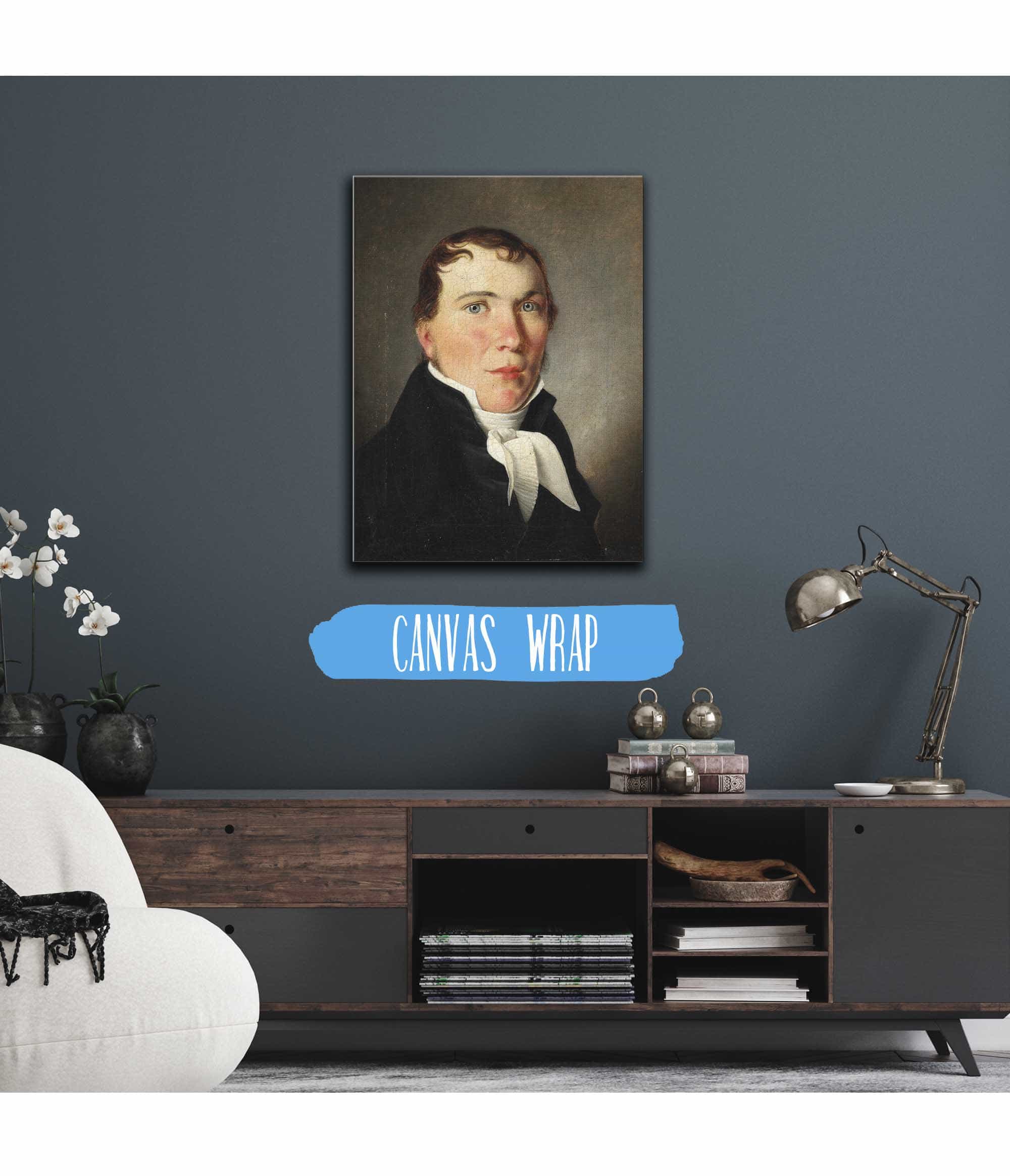 Portraet Af Kobmand Ipsen by Christoffer Wilhelm Eckersberg