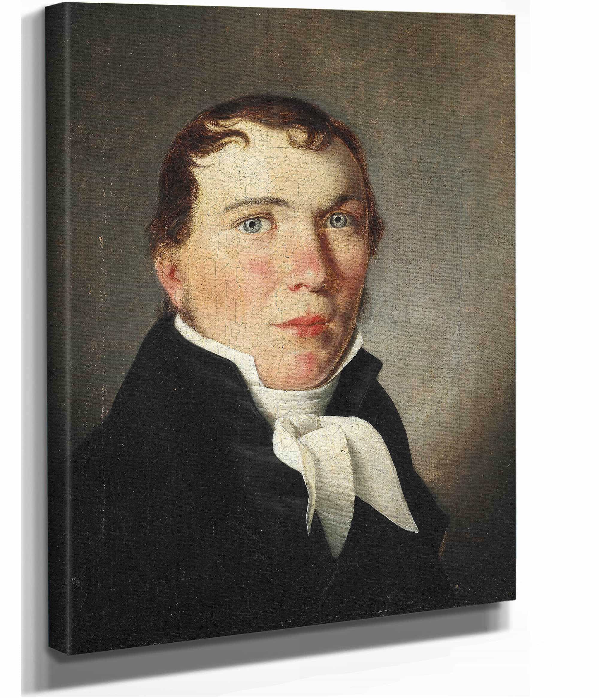 Portraet Af Kobmand Ipsen by Christoffer Wilhelm Eckersberg