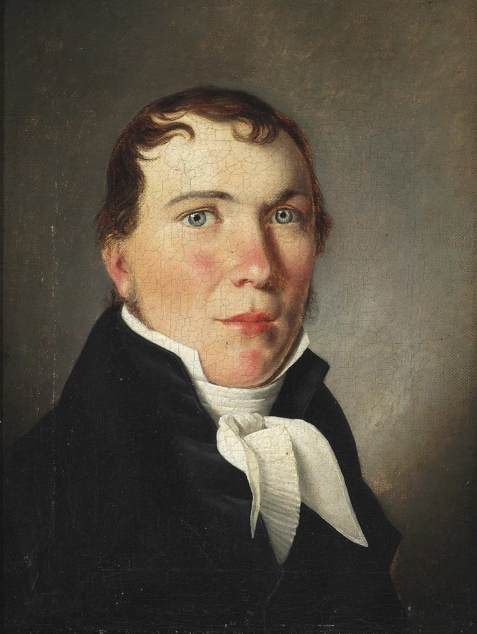 Portraet Af Kobmand Ipsen by Christoffer Wilhelm Eckersberg