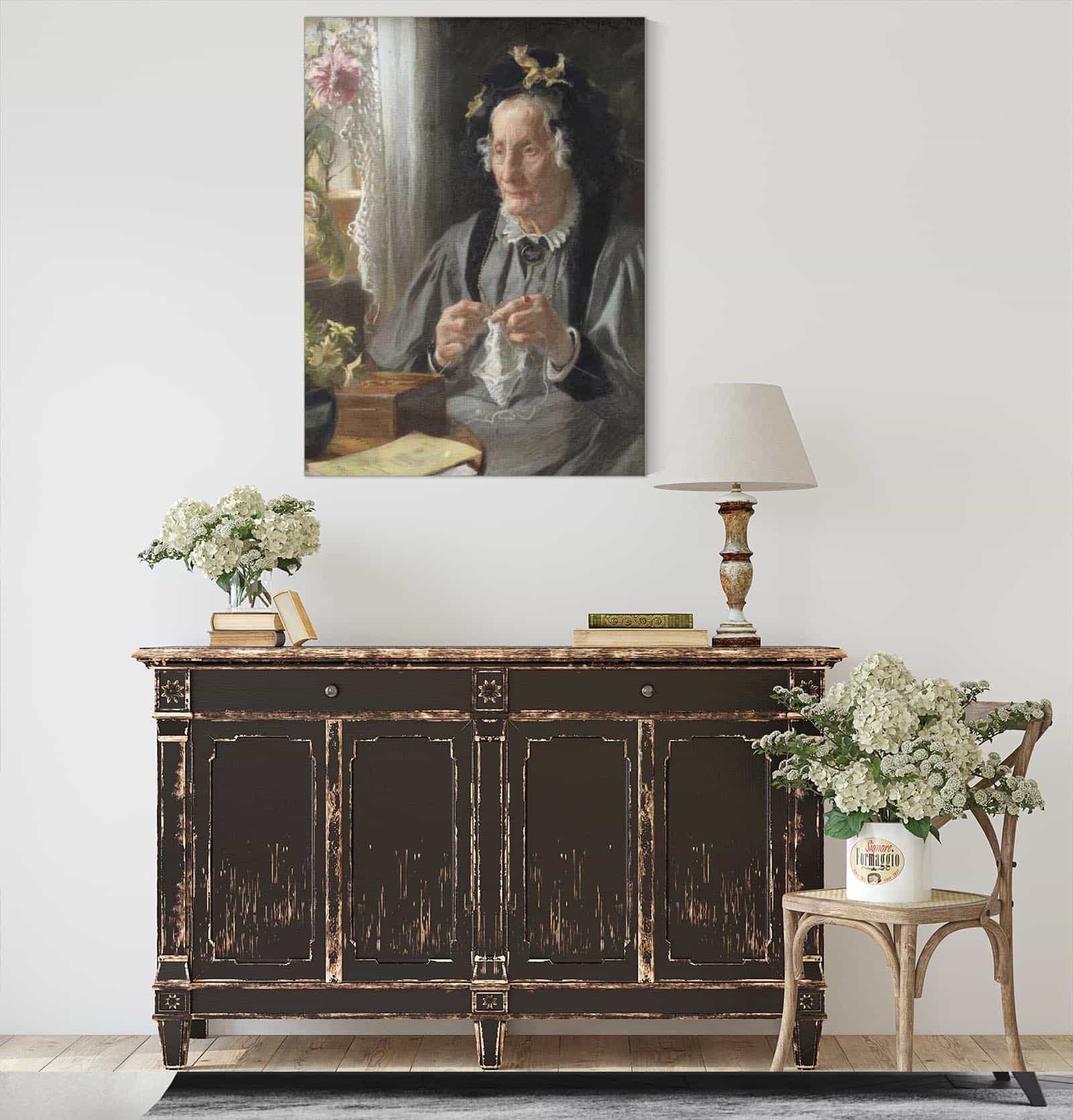 Portraet Af Konferensradinde Sa Casse F Engelbreth by Peder Severin Kroyer