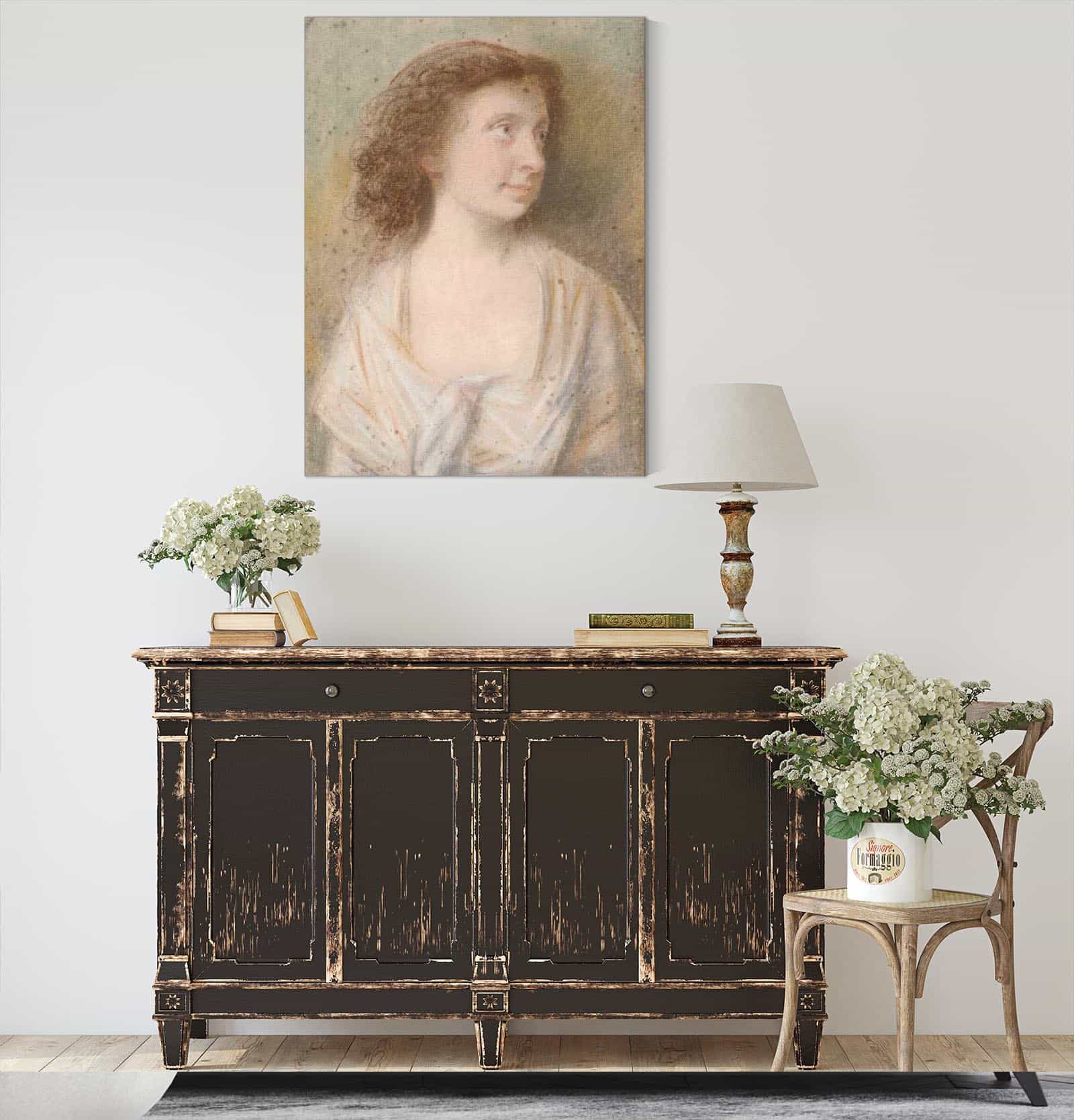 Portraet Af Maria Magdalene Becker by Jens Juel