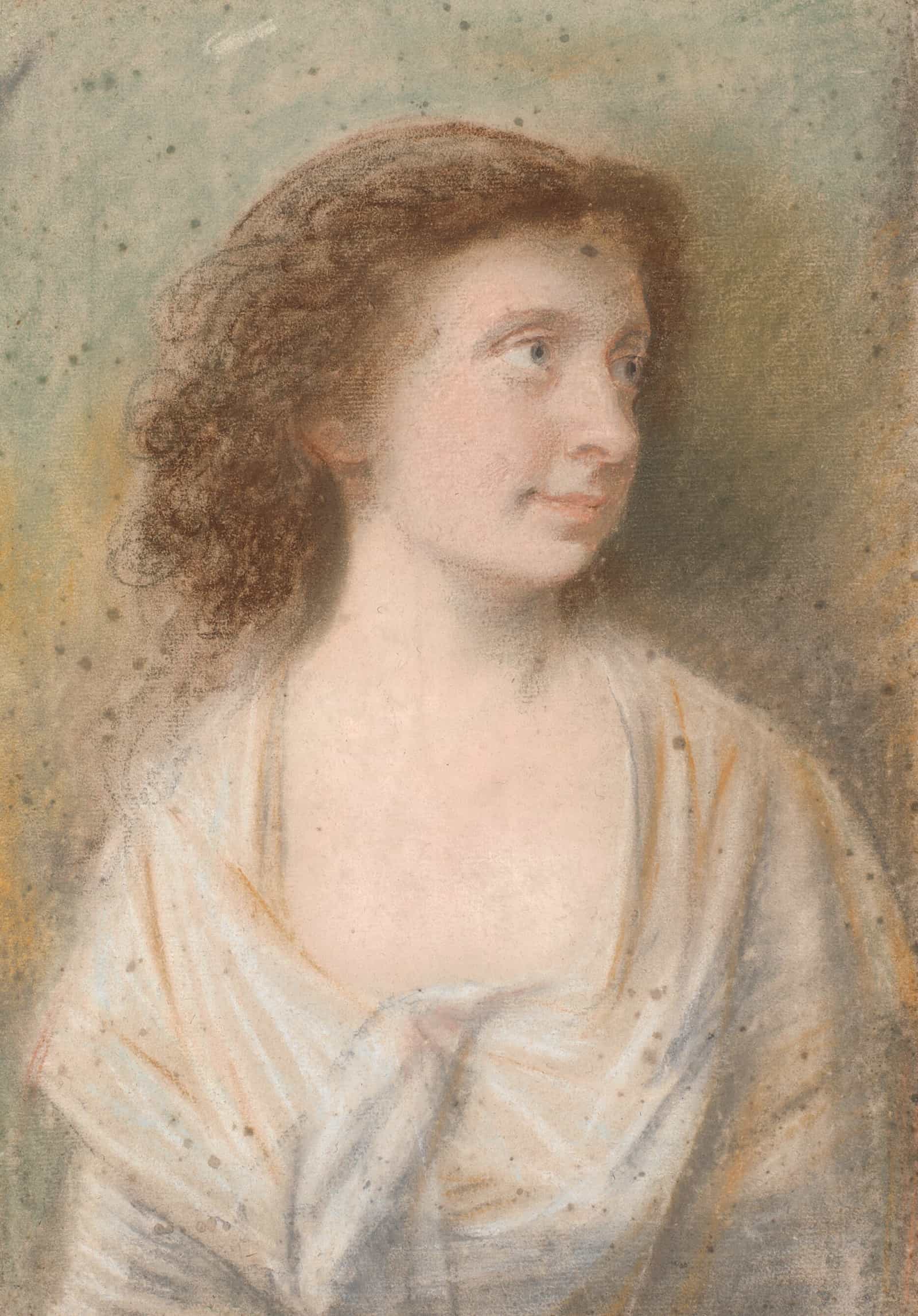 Portraet Af Maria Magdalene Becker by Jens Juel