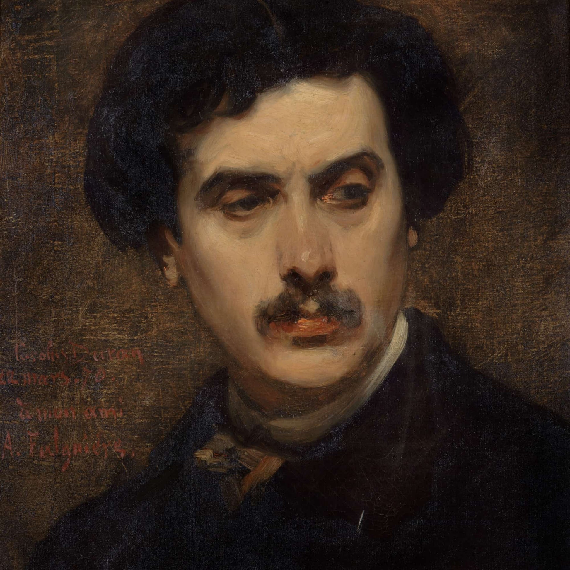 Portrait Dalexandre Falguiere by Carolus Duran