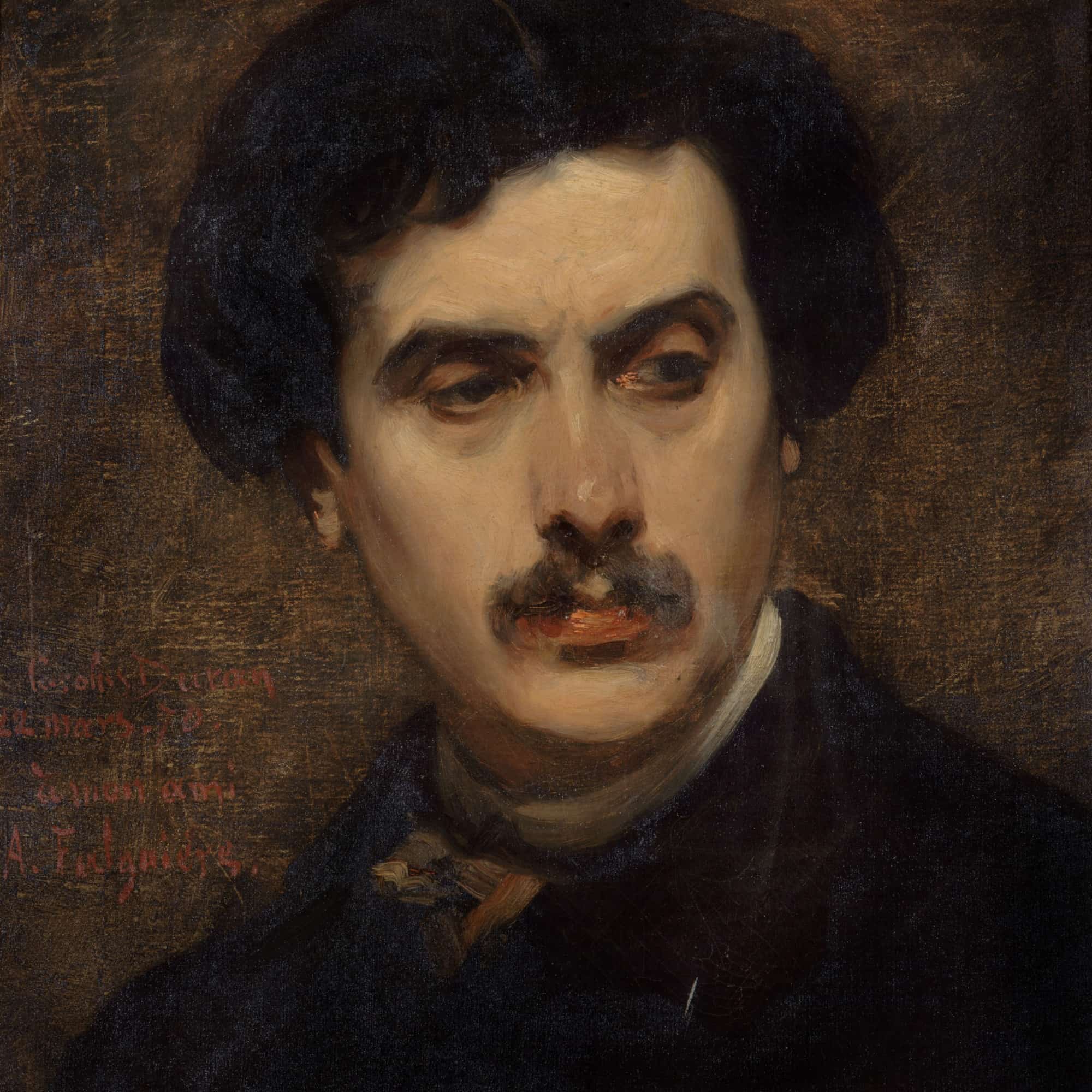 Portrait Dalexandre Falguiere by Carolus Duran