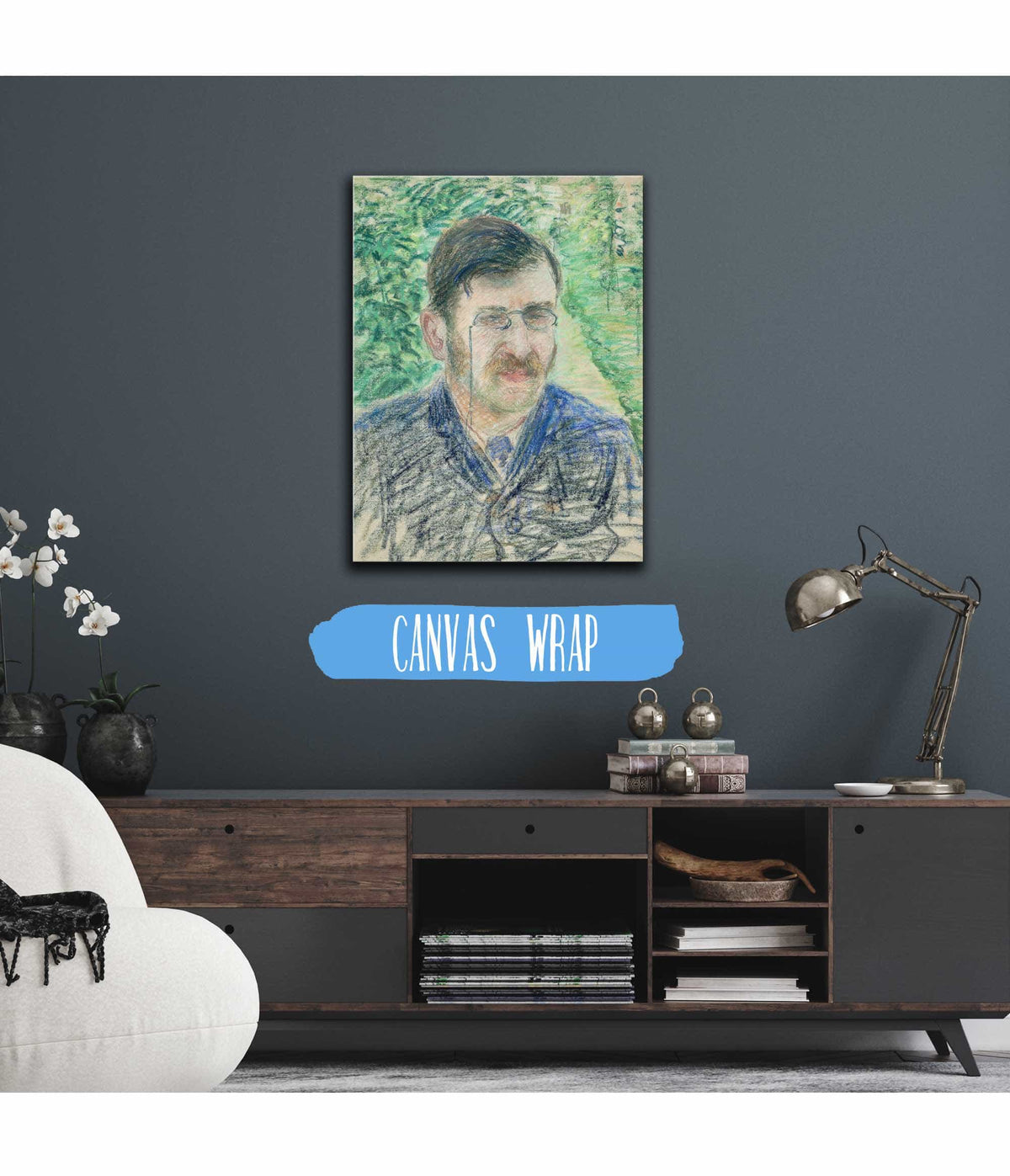 Portrait Dalfred Isaacson by Camille Pissarro