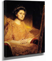 Portrait Dangele Delasalle by Jean Joseph Benjamin Constant