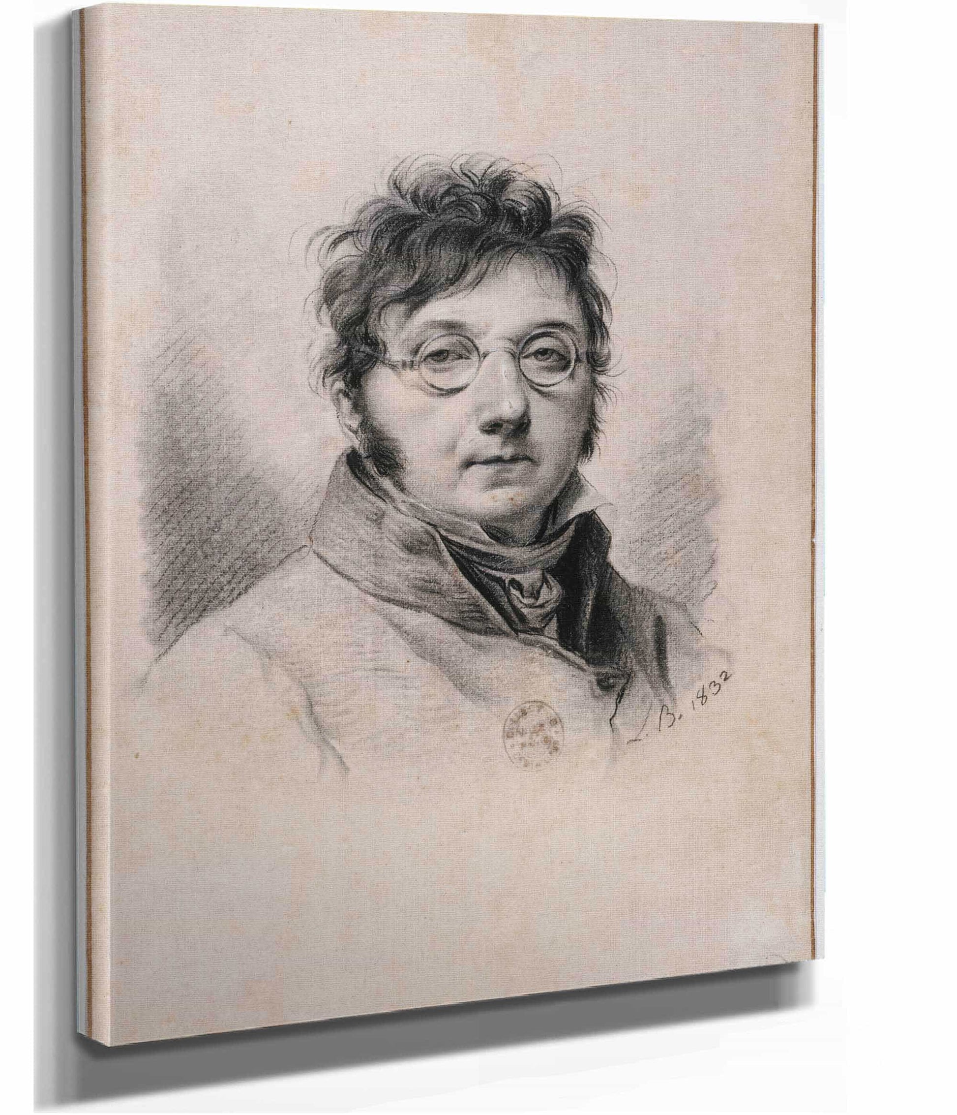 Portrait De Boilly Par Lui Meme by Louis Leopold Boilly