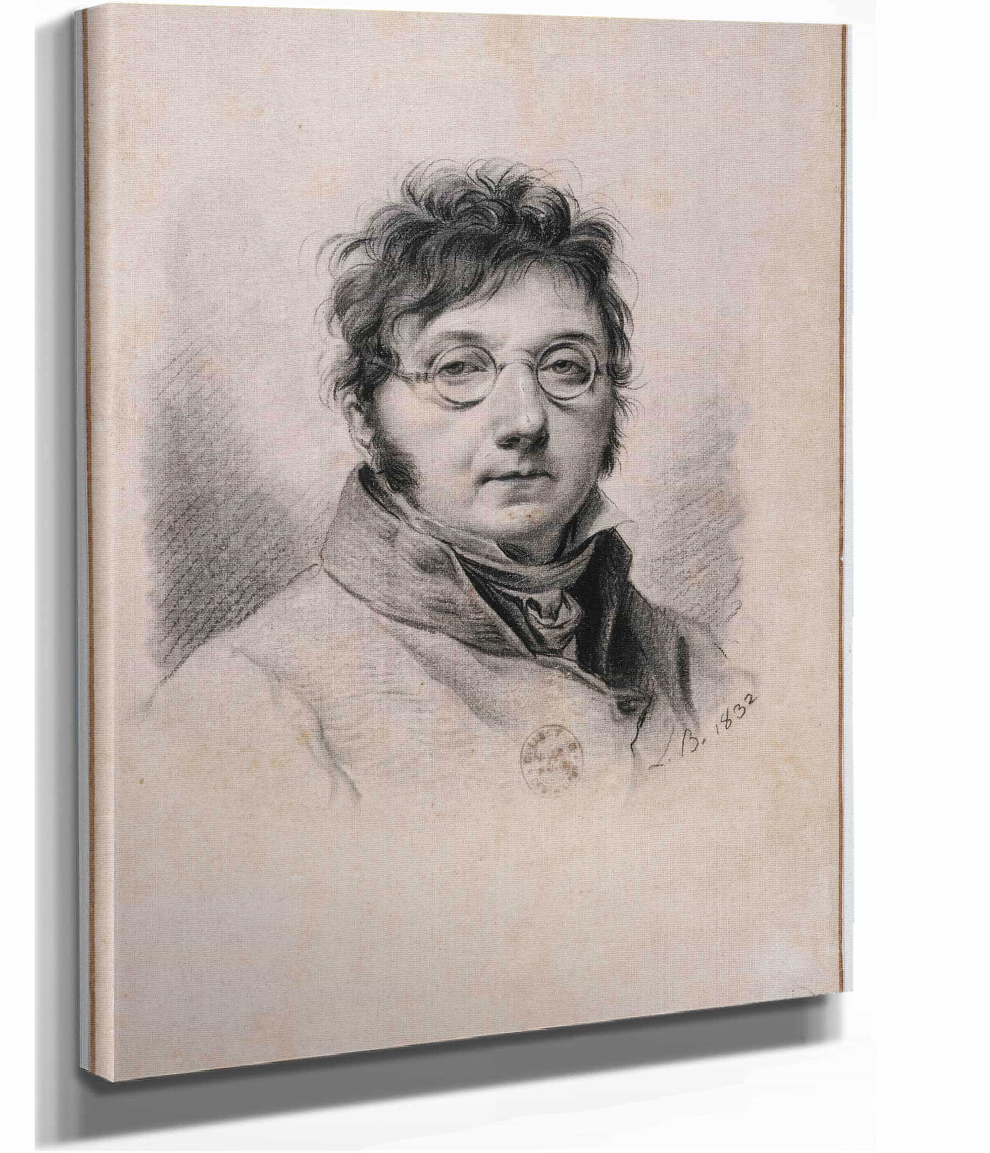 Portrait De Boilly Par Lui Meme by Louis Leopold Boilly