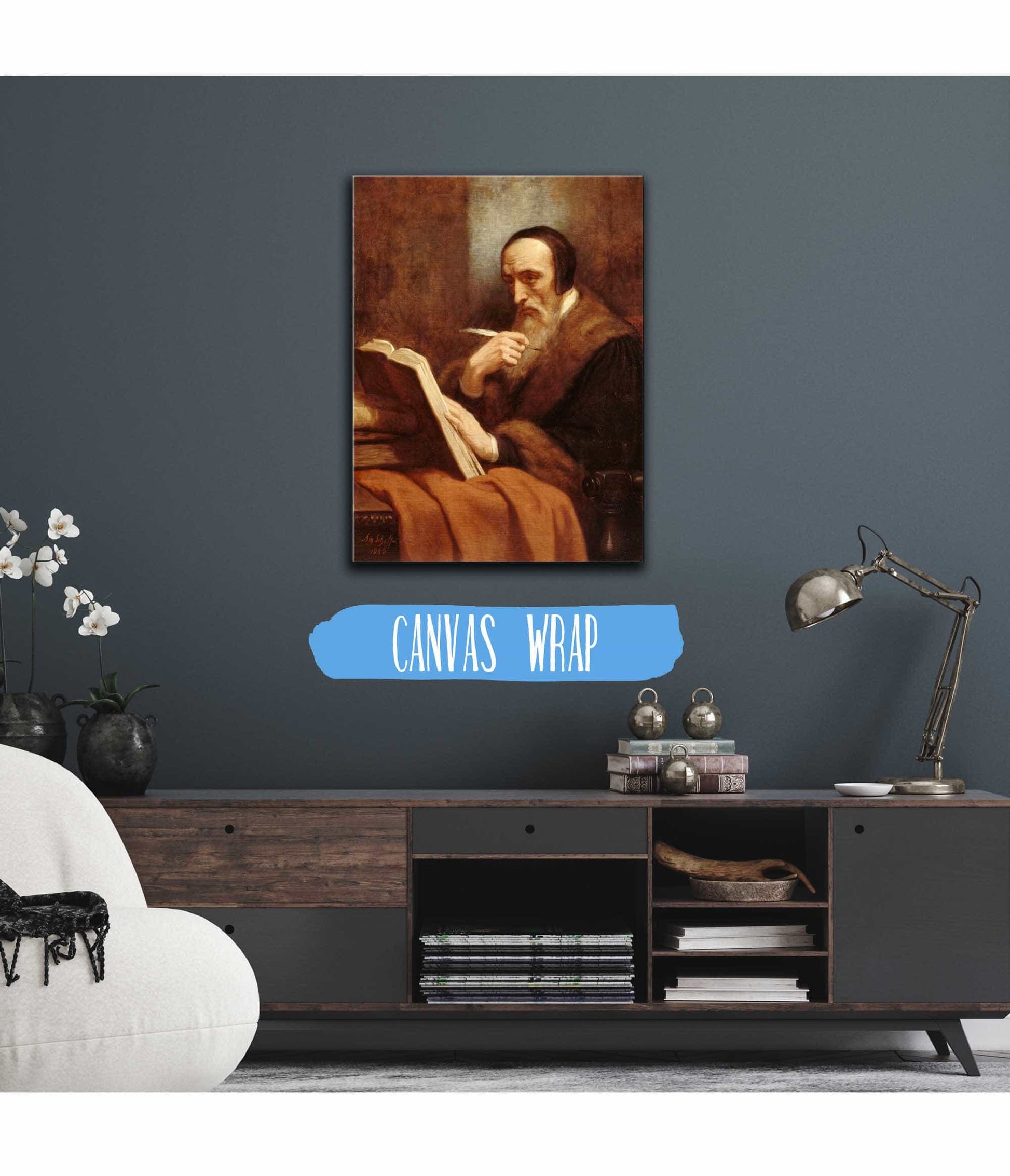 Portrait De Calvin by Ary Scheffer