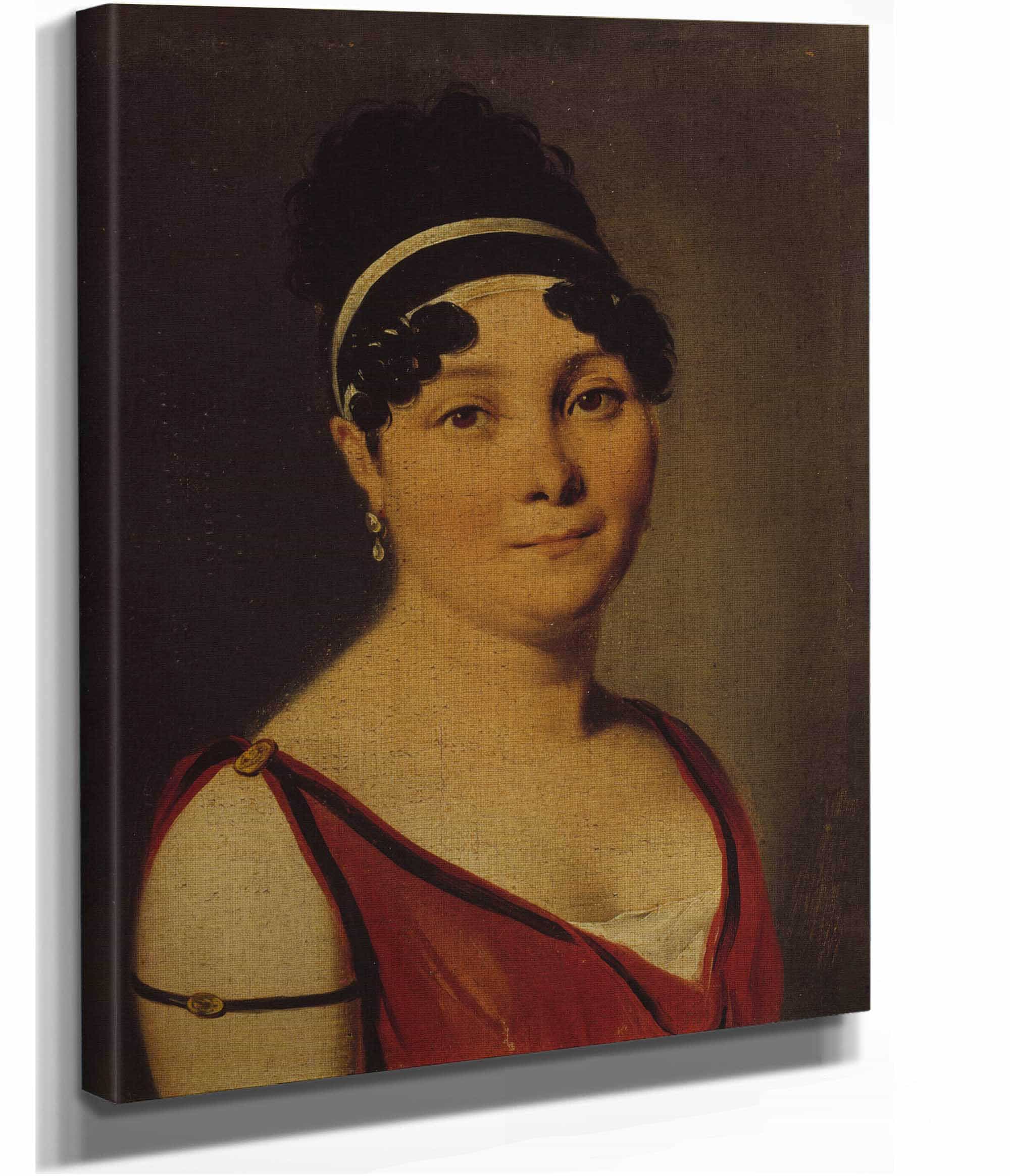 Portrait De Caroline Branchu Chanteuse by Louis Leopold Boilly